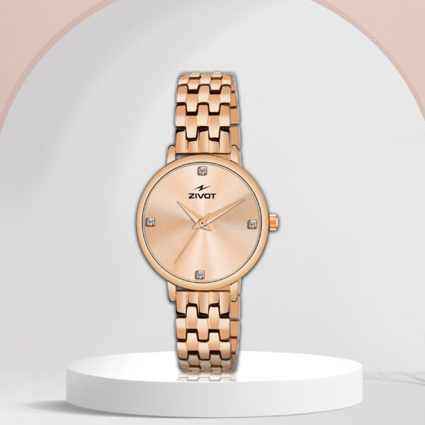 Celestial Gold Rose Watch - Image 3